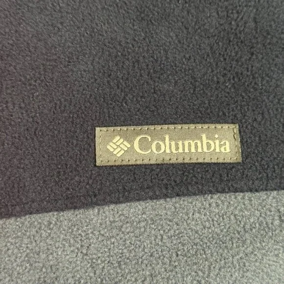 Columbia Womens XS Fleece Pullover Nocturnal & Camellia Rose Half Snap Closure - Picture 10 of 13